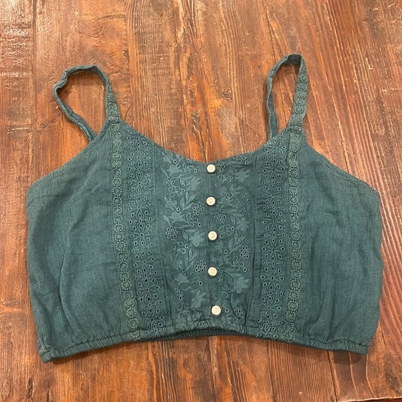 American Eagle Outfitters Tops - american eagle size medium teal tank top